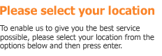 Please select your location
